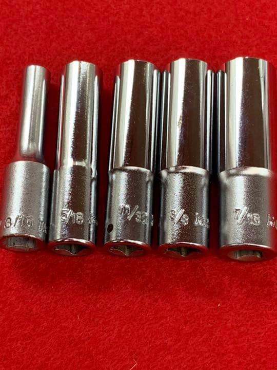 Koken 工具 ラチェット インチソケット等8点セット (T)