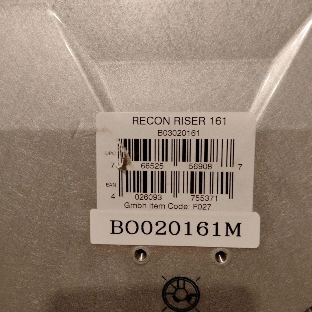 未使用レア希少 スノーボード K2 RECON RISER 161 シルバー