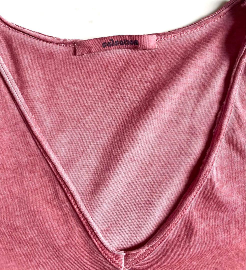 サルセーションsalsation Vネックdark red Tシャツ Mサイズ