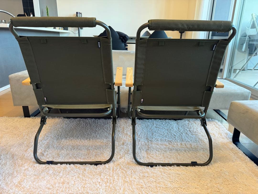 バリスティクス ロアーチェア BALLISTICS LOWER CHAIR 2脚