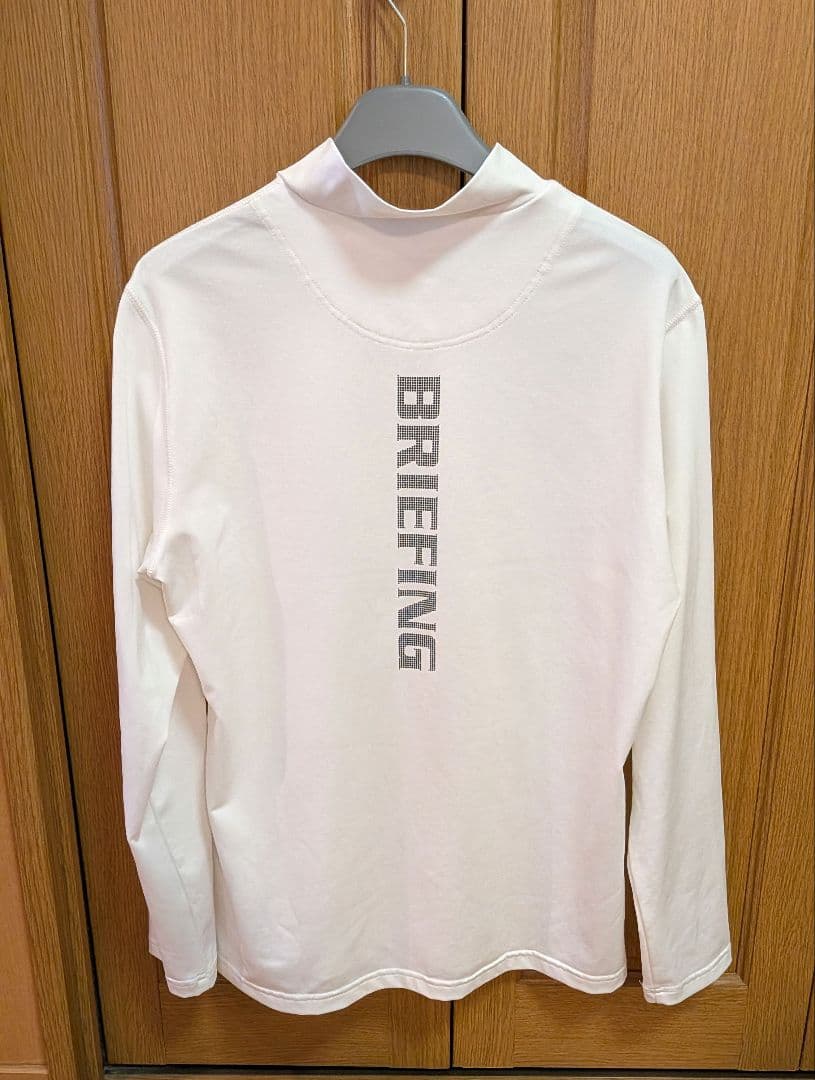 ✨美品✨BRIEFING 白 長袖 シャツ ブリーフィング ゴルフ ハイネック