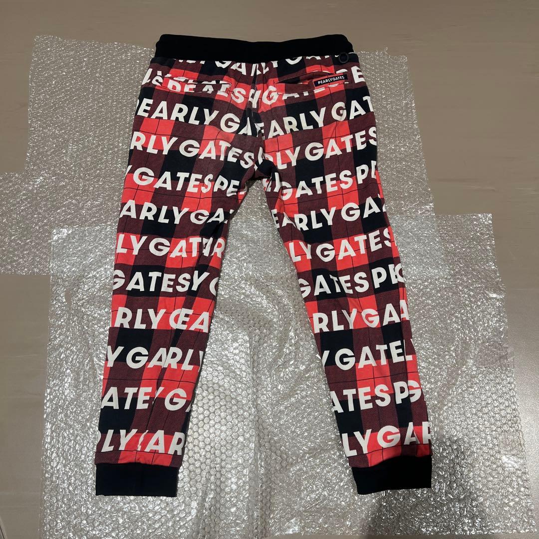 PEARLY GATES ロゴプリントスウェットパ パンツ 5 ゴルフ ジョガー