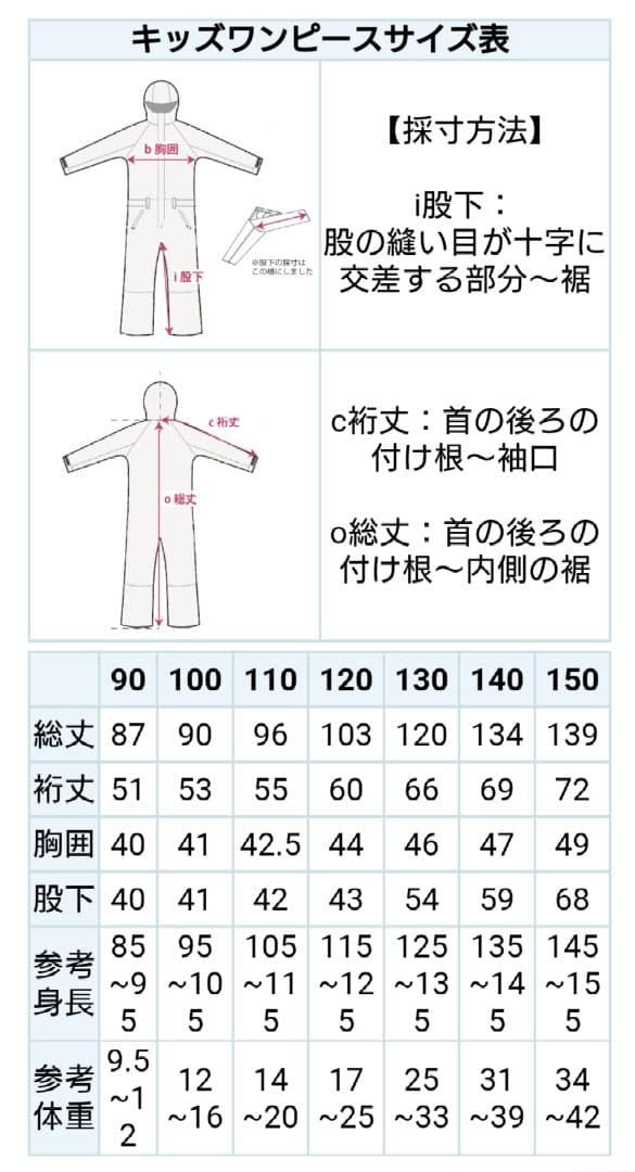 【未使用】スノーウェア　キッズ　ジャンプスーツ　手袋　スキー　スノボ　雪遊び