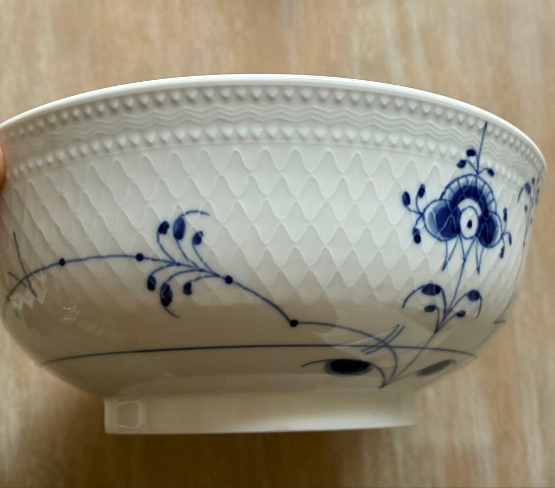 ロイヤルコペンハーゲン　ブルーパルメッテ　ボウル　φ22cm