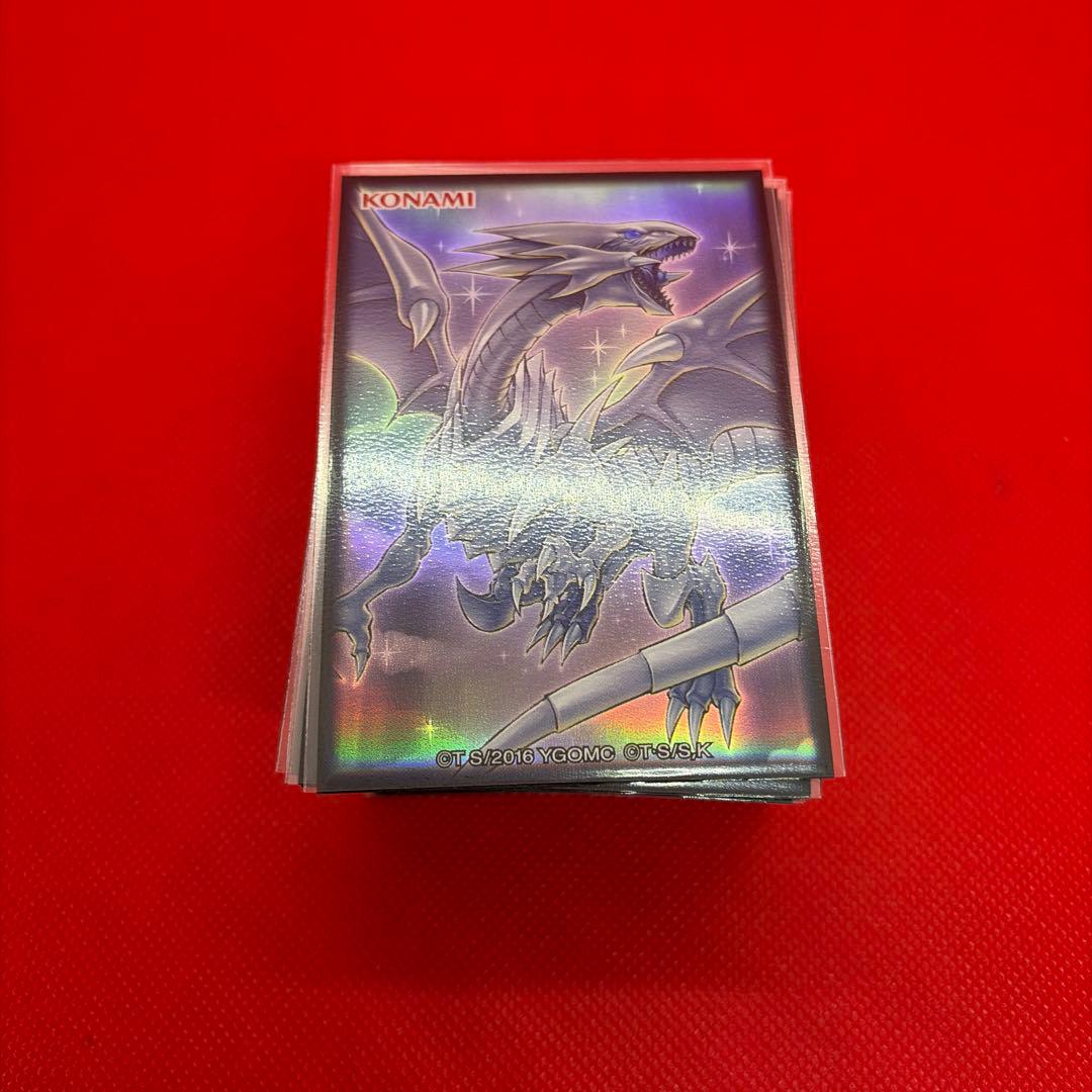 遊戯王　原石青眼デッキ　スリーブ付