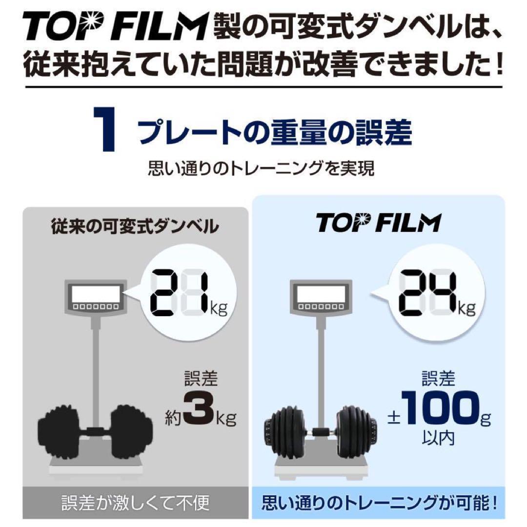 新古品 ダンベル 可変式 24kg 1個セットプレート トレーニング　送料無料