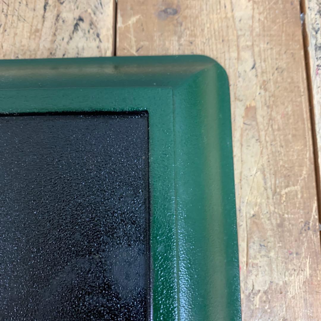 E-1 【箱付き】和モダン 角皿 プレート（朱色×深緑） 漆器風 飾り皿