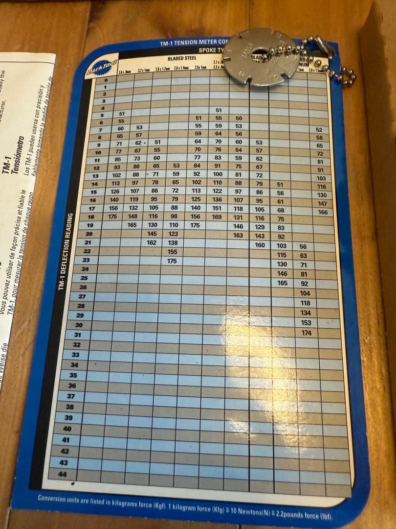 【新品未使用】HOZAN ParkTool スポークテンションメーター TM-1
