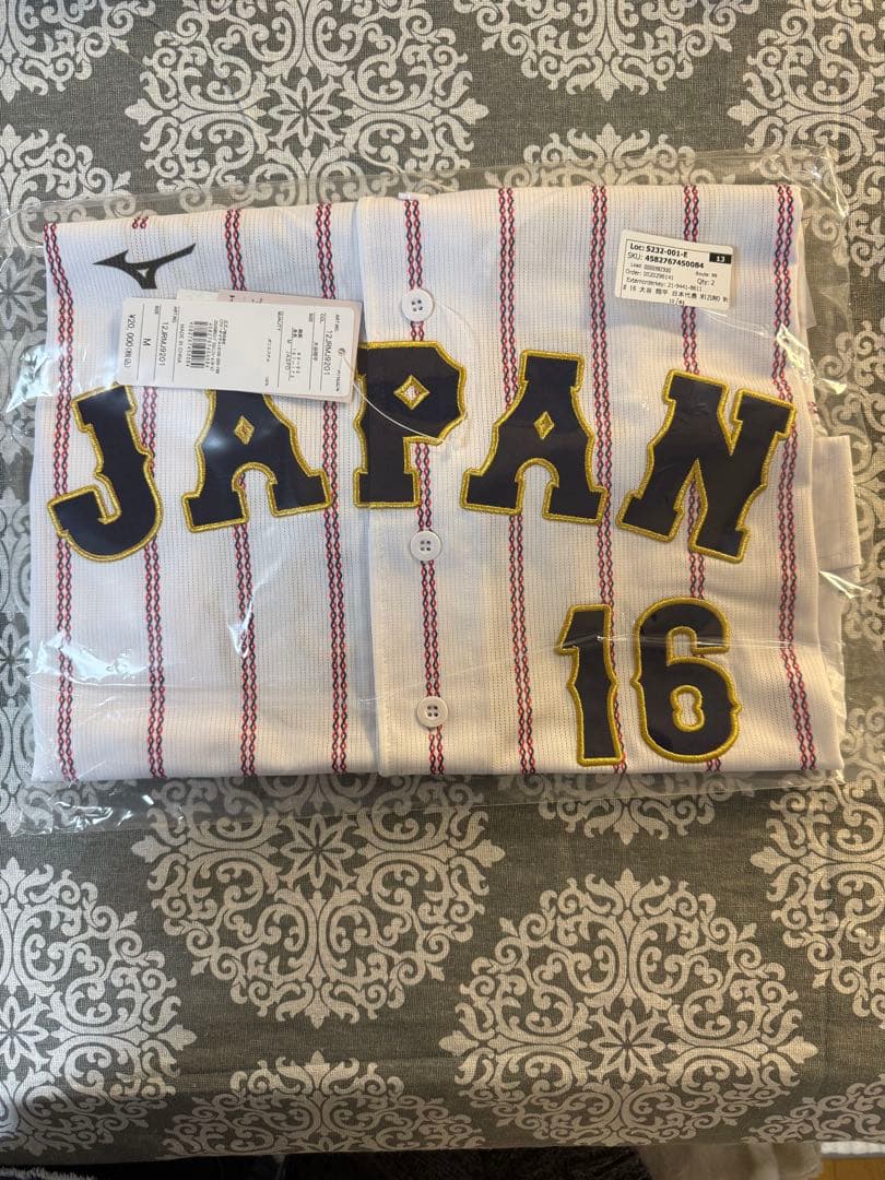 WBCユニフォーム 大谷翔平 M 2026 侍ジャパン ホームビジター新品未使用