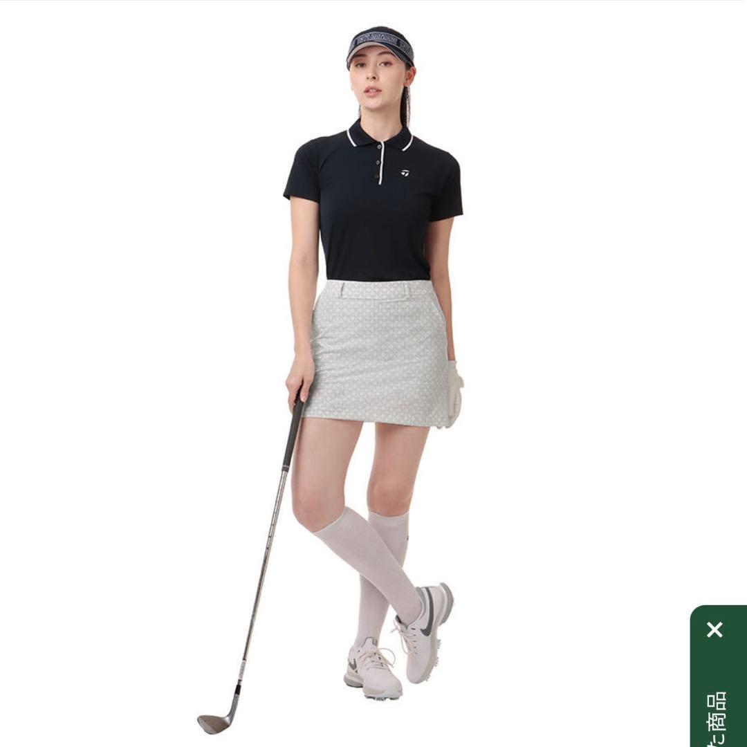 ラスト１点【TaylorMade】XS 新品✨総柄ロゴスカート　インナー付