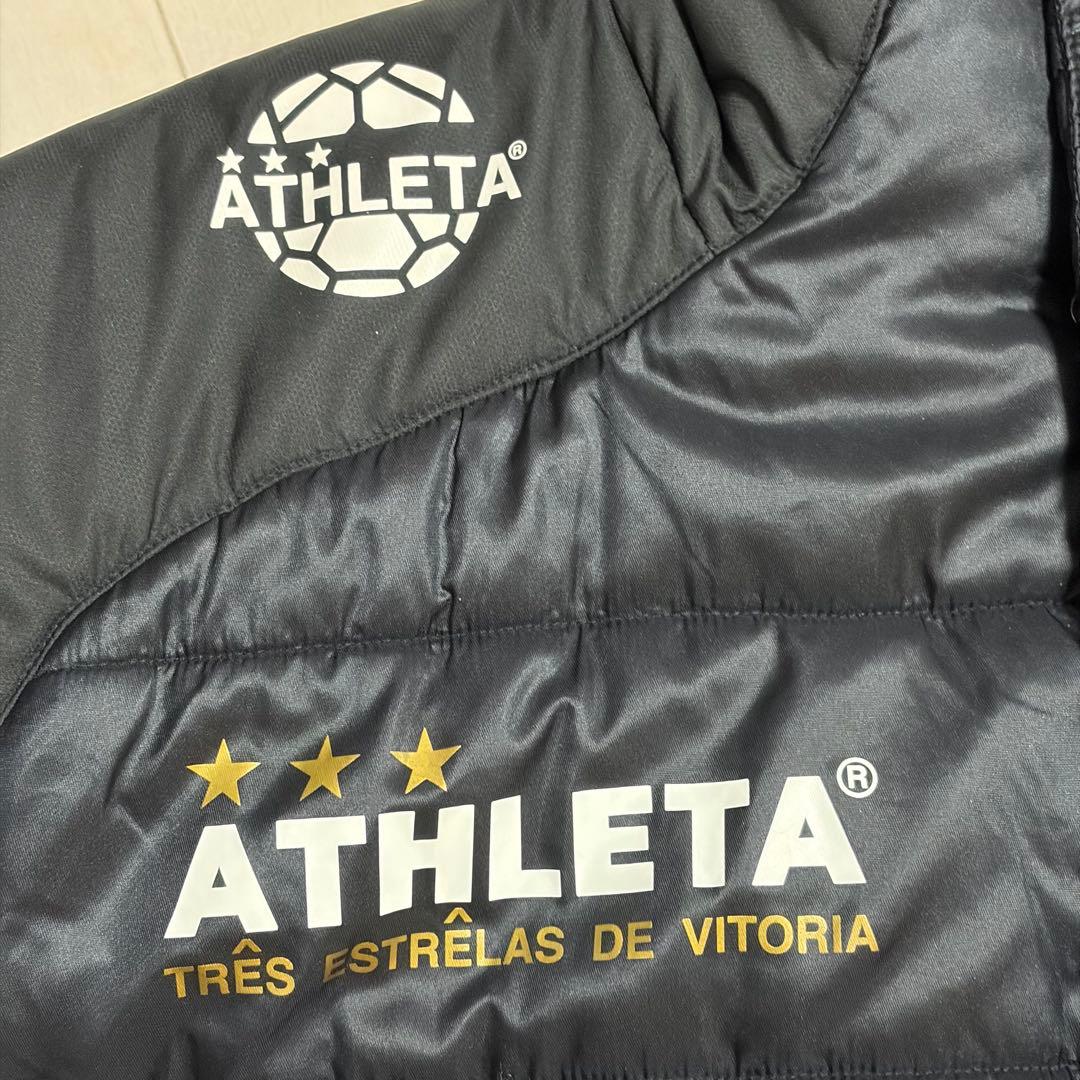 ほぼ新品　 ATHLETA ベンチコート サッカー ジャケット フットサル