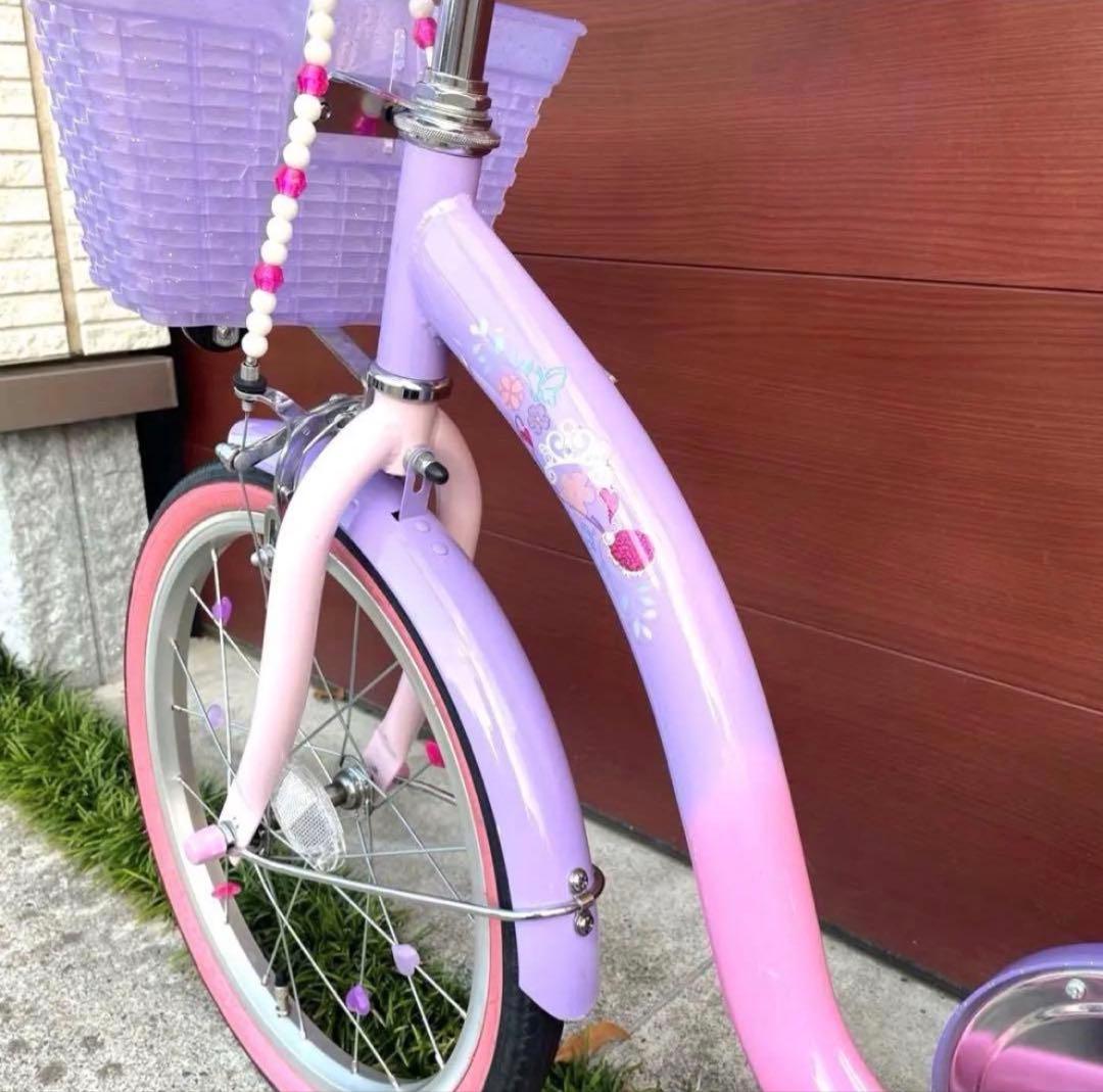 値下げ　ディズニー　ちいさなプリンセス ソフィア 18インチ　自転車　Sofia