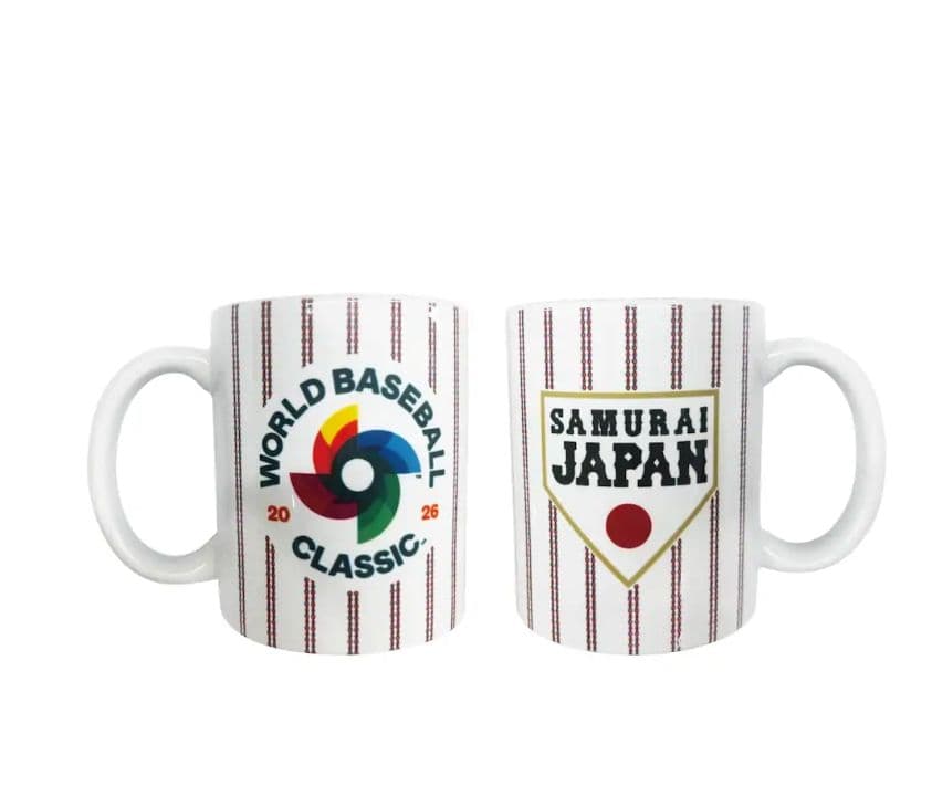 2026 WBC ユニフォーム柄マグカップ＋カラビナキーチェーン2種＋ステッカー