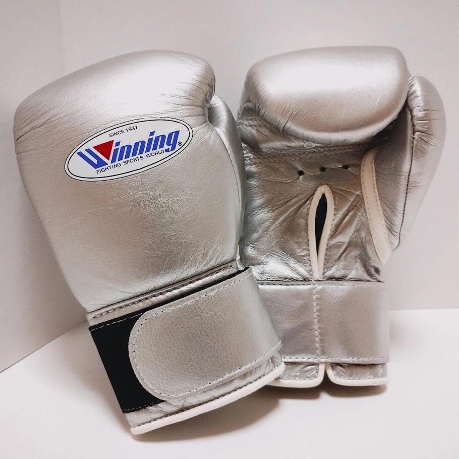 Winning ウイニング ボクシンググローブ 8oz 銀 シルバー 別注品 ➁