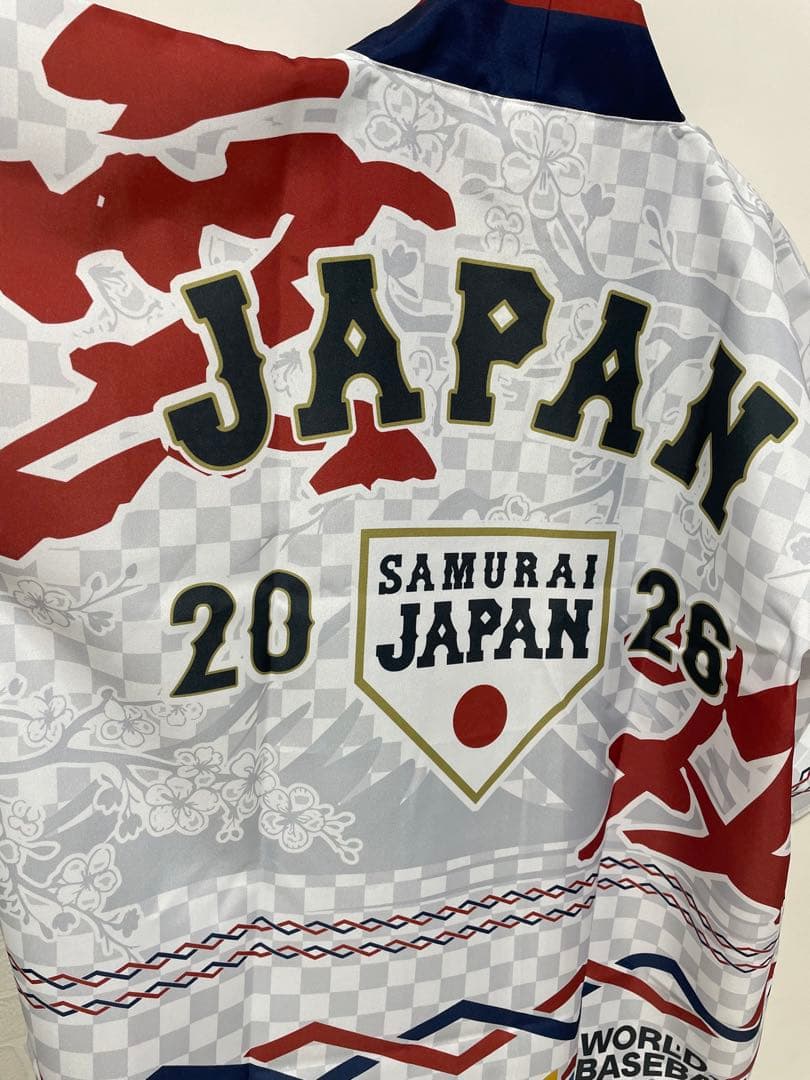 【美品】大人1&子供1 セット　WBC 2026 法被 はっぴ(無双) ホワイト