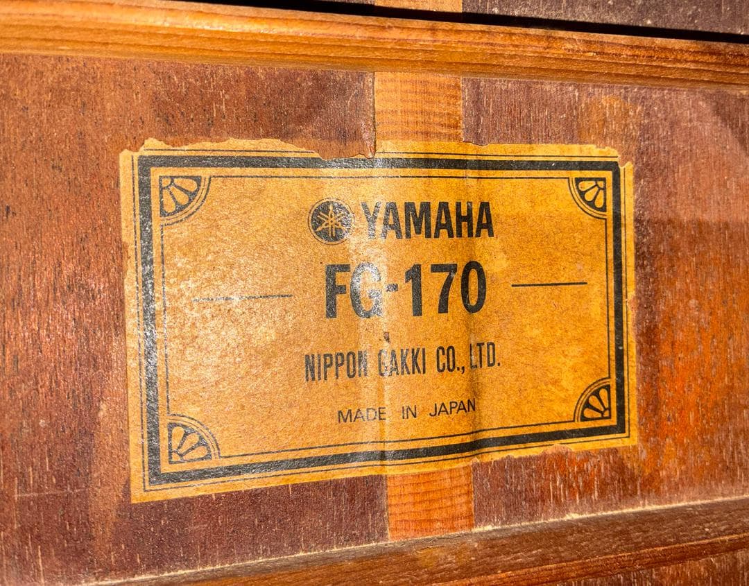 ★　綺麗な箱鳴り、激鳴り音色　YAMAHAFG170グリーンラベル　弦高調整済み
