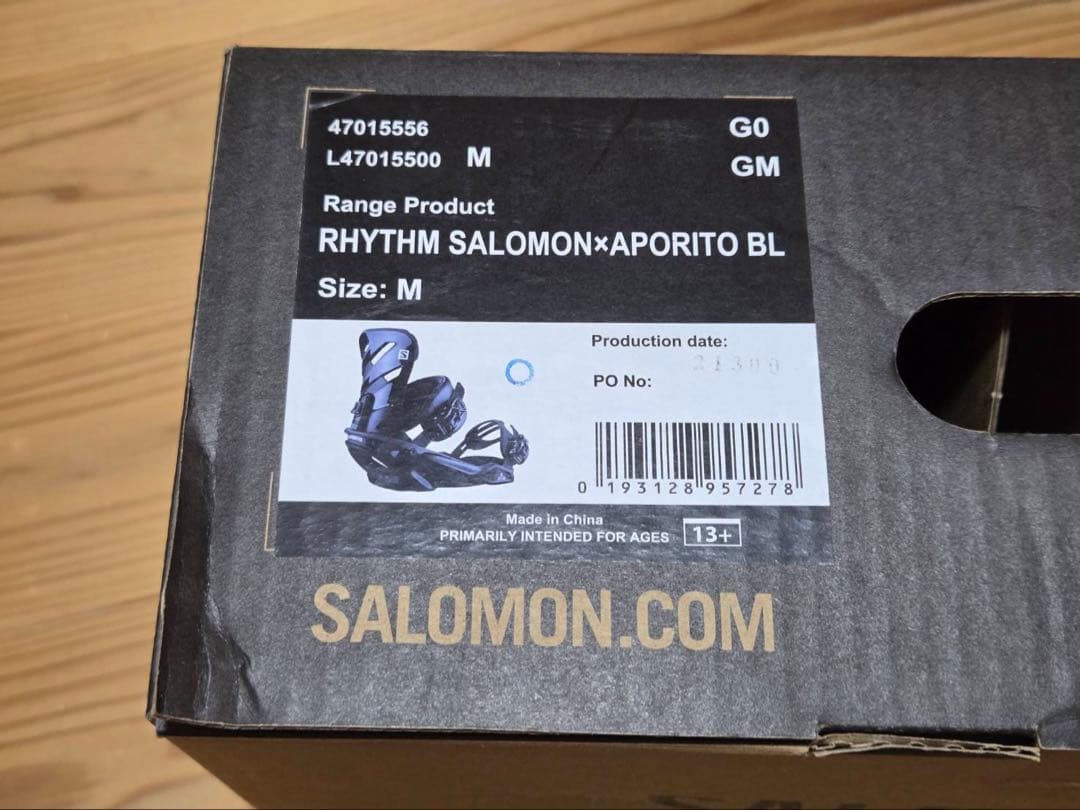 Salomon Aporito ビンディング ブラック Mサイズ