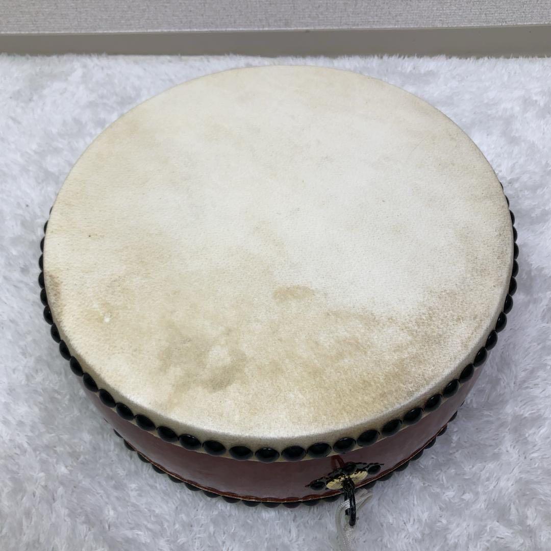 即演奏可能❣️美品✨和太鼓 平太鼓 36cm 1.2尺 バチ付き 和楽器演奏