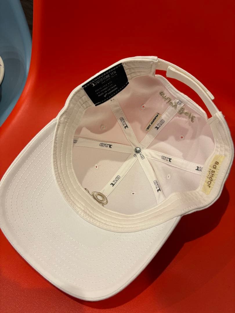 8G SHOOT logo classic baseball cap ホワイト