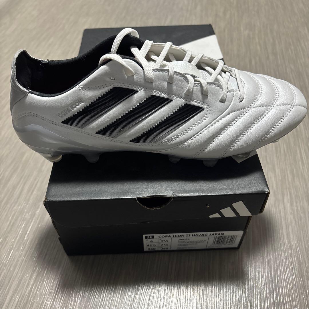 adidas サッカーシューズ ホワイト/ブラック