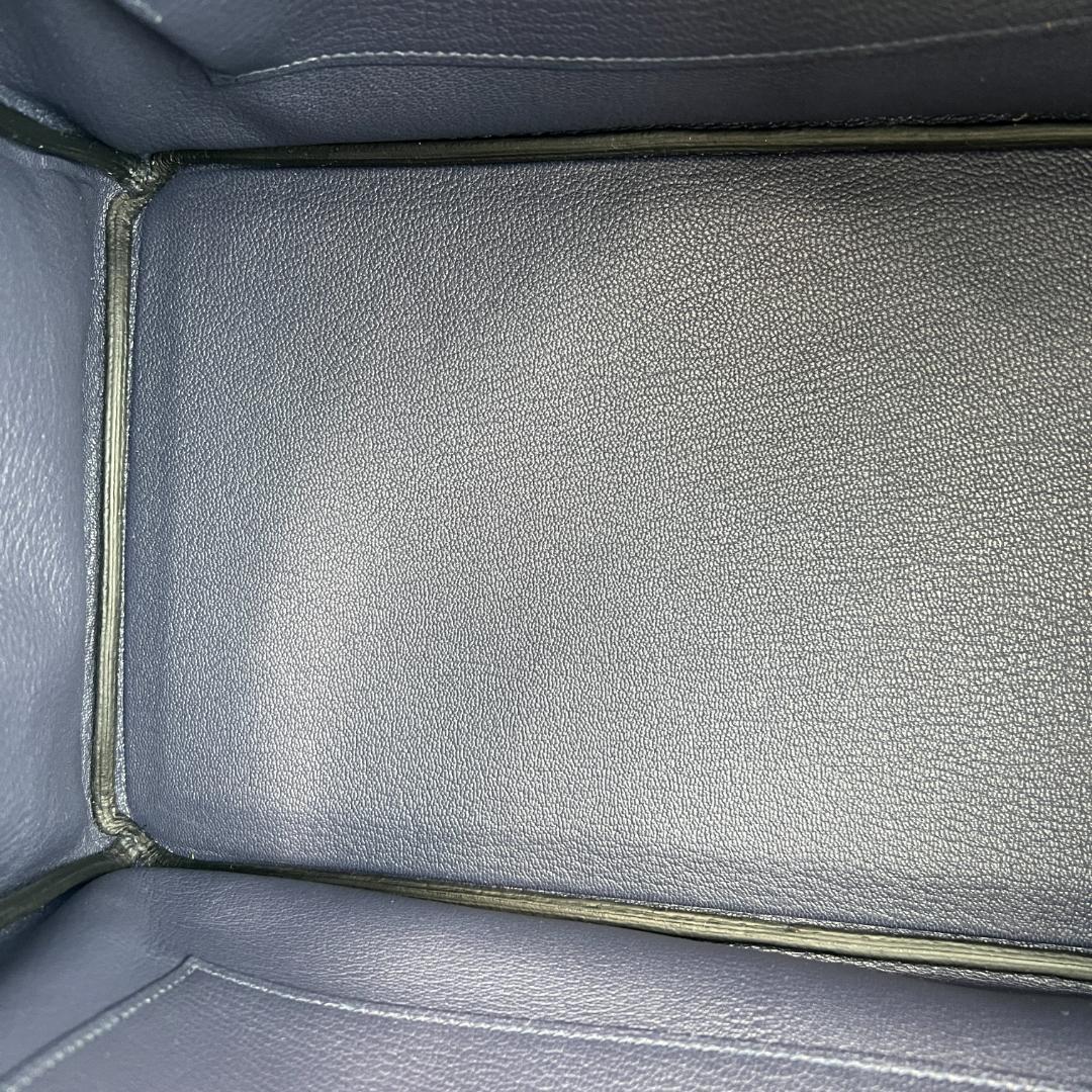 新品 HERMES エルメス バーキン25 ブルーニュイ シルバー金具