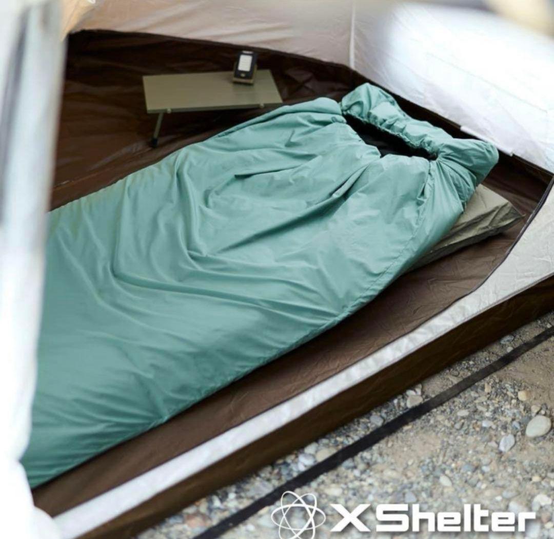 エックスシェルター 断熱ムービングシュラフ ブルーグレー XShelter 寝袋