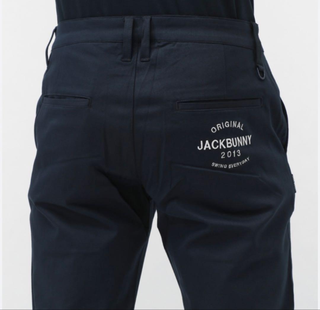 新品 パーリーゲイツ ジャックバニー 2WAYストレッチツイルパンツ(5)L/紺