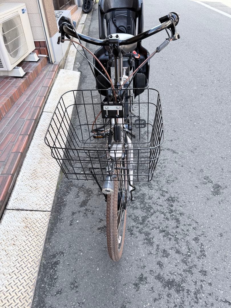 子供乗せ　ブリヂストン　BIKKE 電動アシスト自転車 チャイルドシート付き