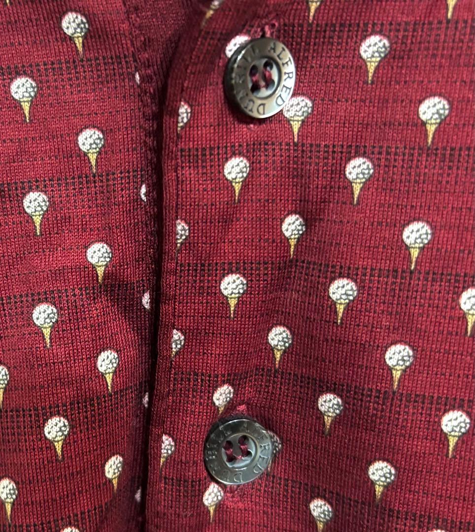新品 ダンヒル dunhill イタリア製 メンズ ポロシャツ ゴルフウェア L