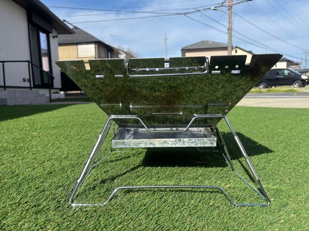 LOGOS the ピラミッドTAKIBI 焚き火台 L 収納バッグ付きBBQ可