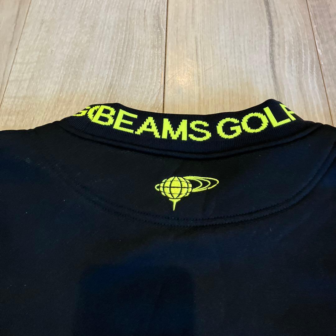 BEAMS GOLF ORANGE LABEL/襟ロゴ 裏フリース　イエロー