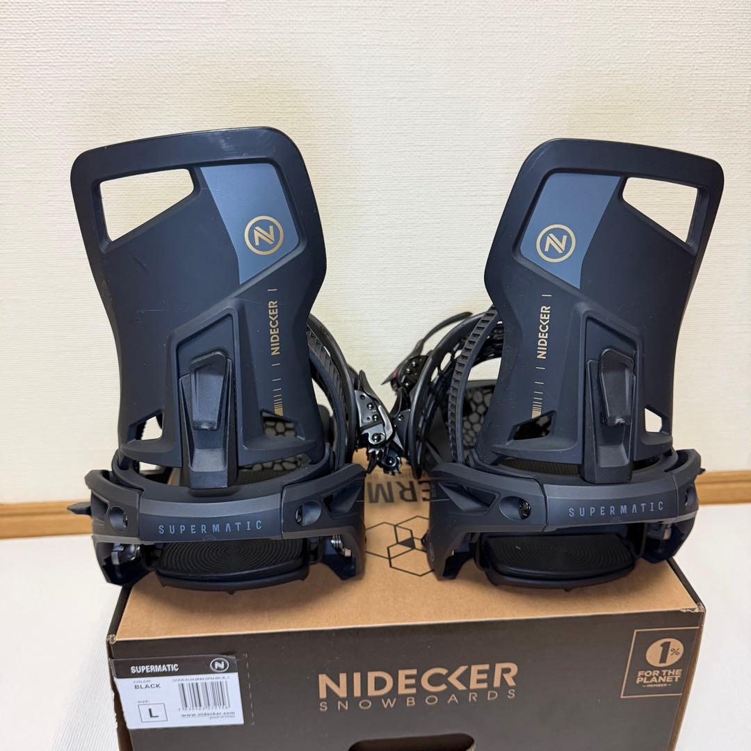 NIDECKER SUPERMATIC ナイデッカー L 黒 ビンディング