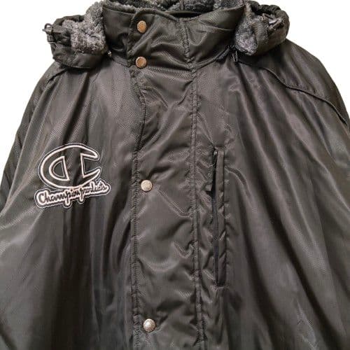 美品 Champion ベンチコート 2way　フード ボア サッカー 野球