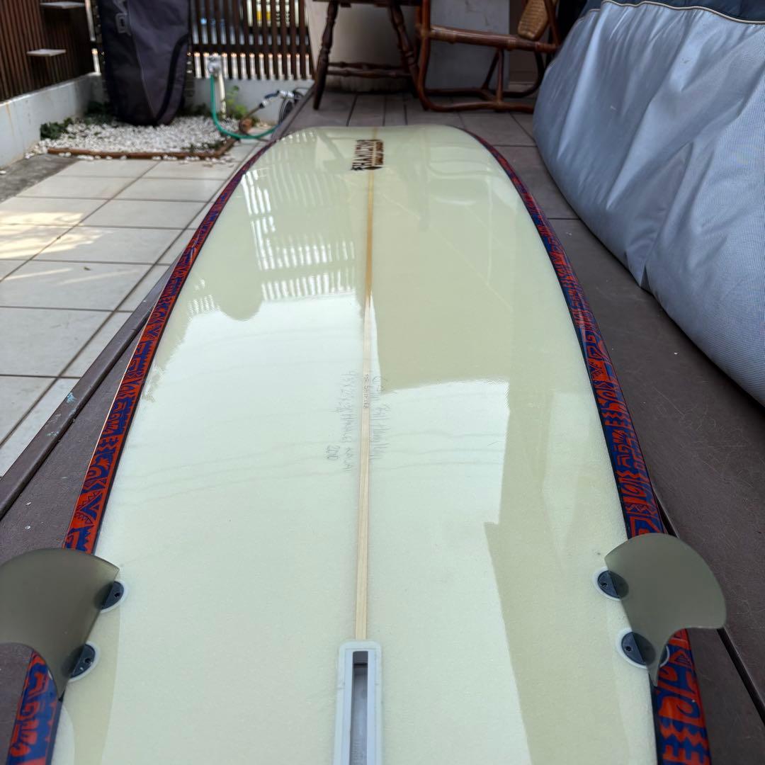 Bill Hamilton ロングボード 9’3” ハンドシェイプ サイン入り