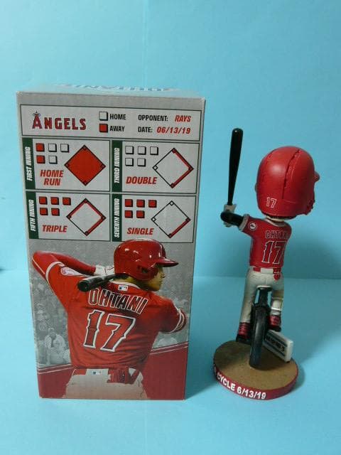 大谷翔平　エンゼルス　ボブルヘッド 2021 サイクルヒット記念