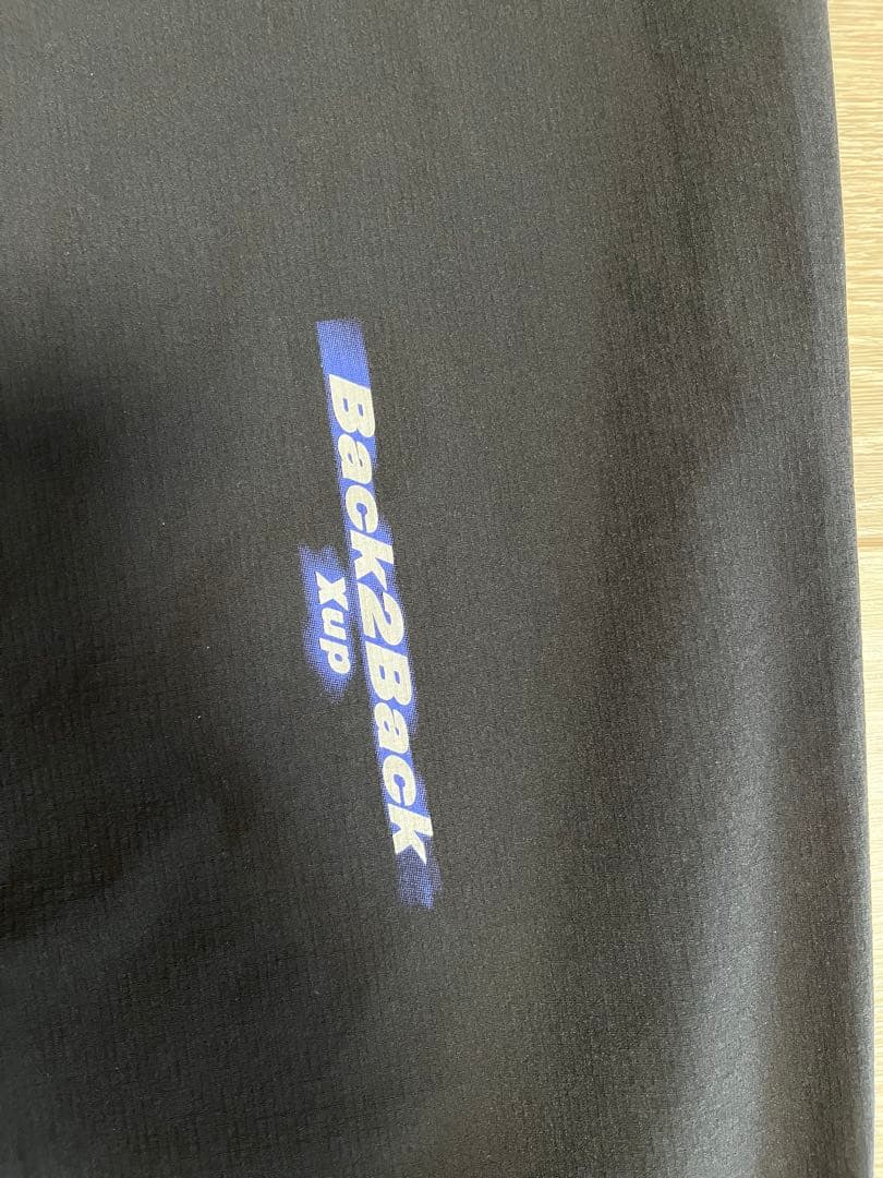 その他 XUP back 2 back nylon pants black