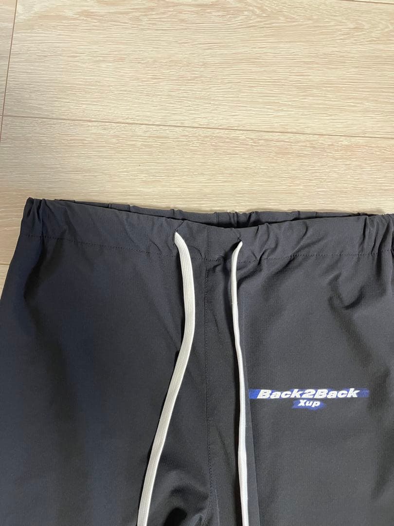 その他 XUP back 2 back nylon pants black