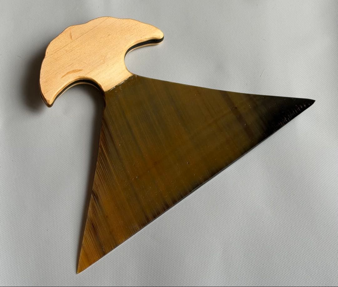 超レア！　鯨髭板製　琵琶用撥　Aタイプ