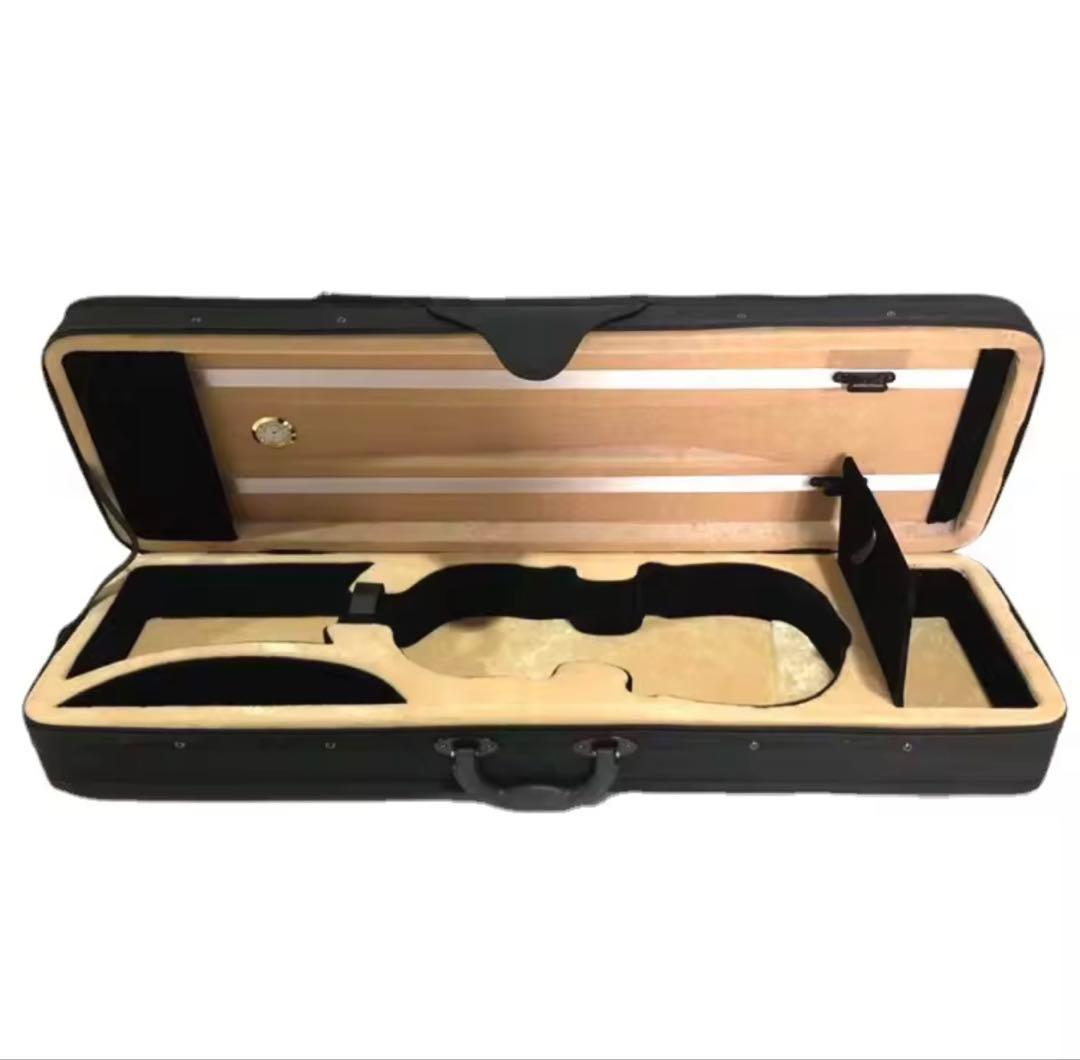 【新品】4/4 バイオリン用 ハードケース 温度計・湿度計付き