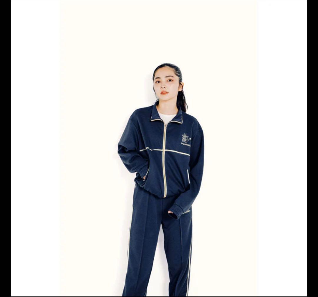 go!go!vanillas トラックジャケット セットアップ ネイビー