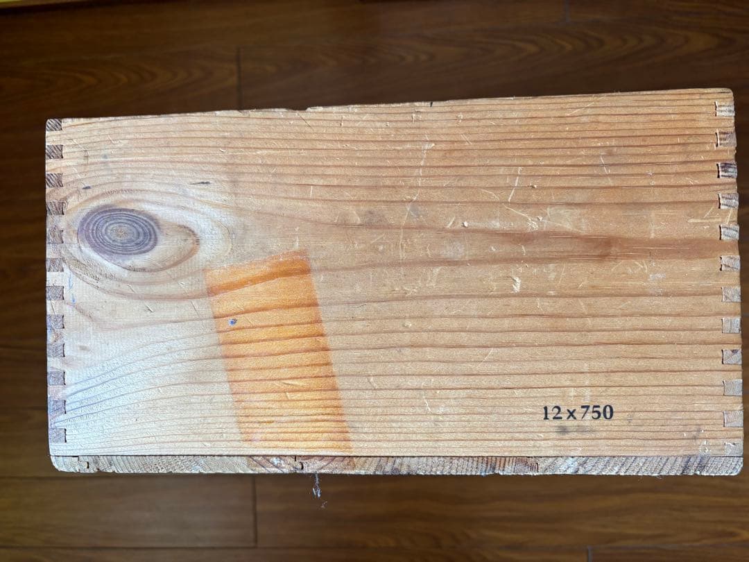 ワイン12用木箱と1本用木箱