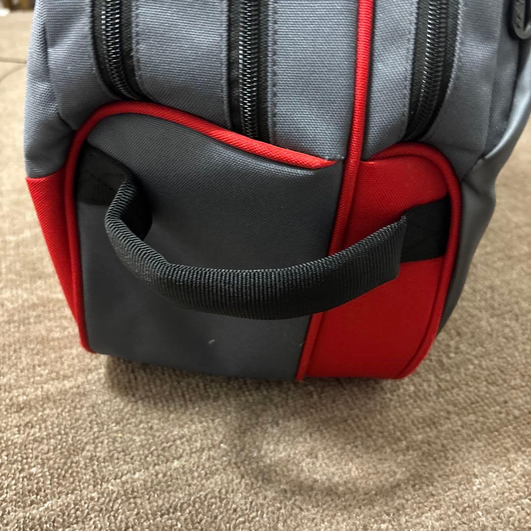 YONEX バドミントンバッグ グレー/レッド