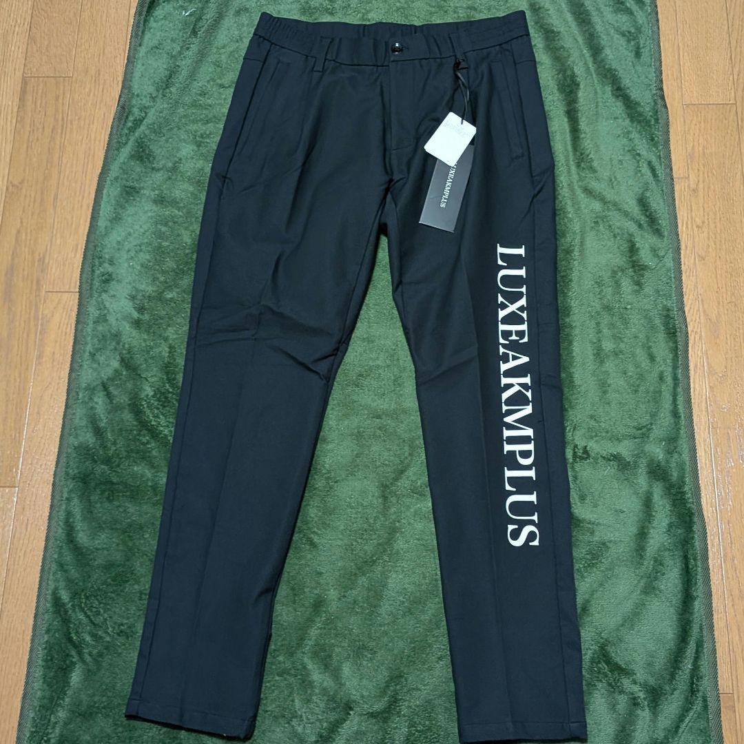 【新品】LUXEAKMPLUS サイドロゴグラフェンストレッチパンツ XLサイズ