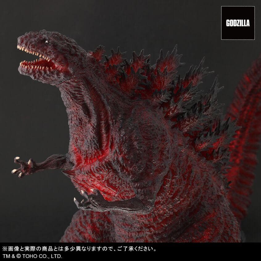 日比谷ゴジラスクエア　ゴジラ像　5th anniversary　レッドクリア