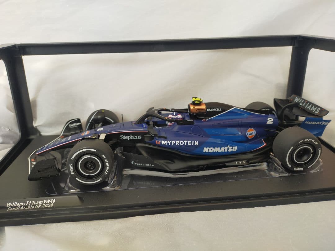 【中古】F1 ミニカー 1/18 ウィリアムズF1 FW46 サウジアラビアGP