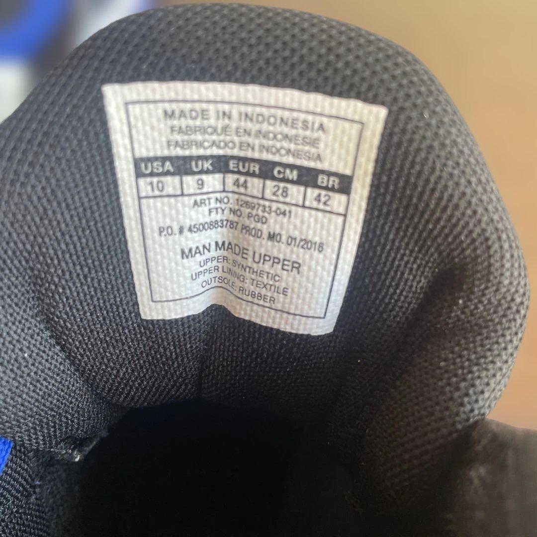 K*a様 UNDER ARMOUR 青 ハイカット スパイク
