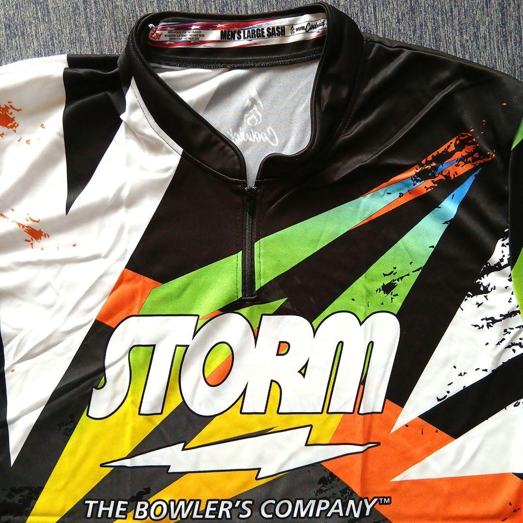 日本未発売✨STORM【日本サイズXL】　大きめ　USA製　ボウリング　イナズマ