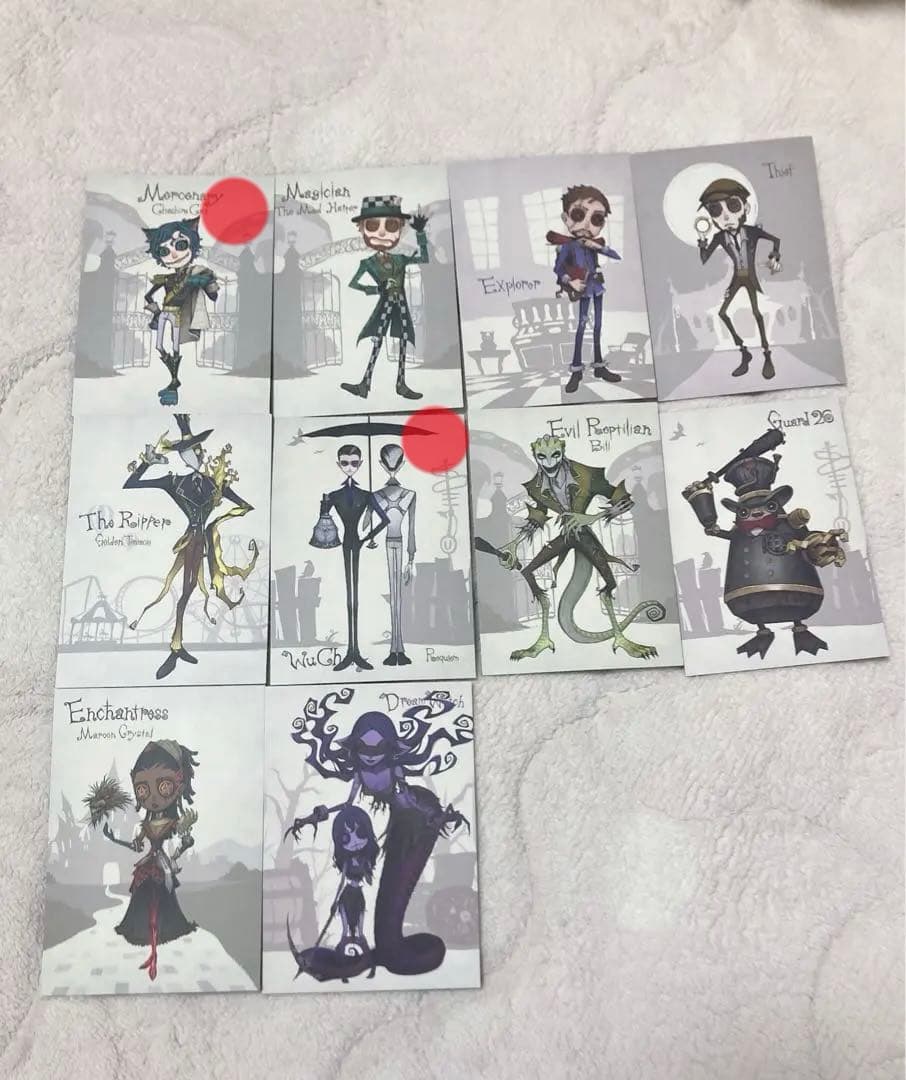 第五人格　トレカ　クリアカード　ウエハース　まとめ売り　特典　ポストカード