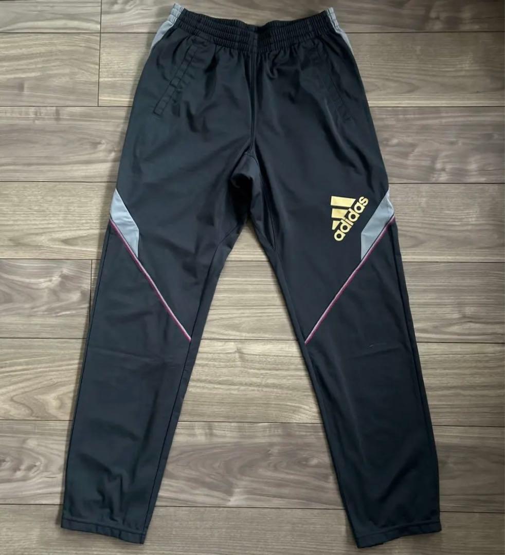 adidas 長袖トレーニングウェア グレー/ピンク Mサイズ