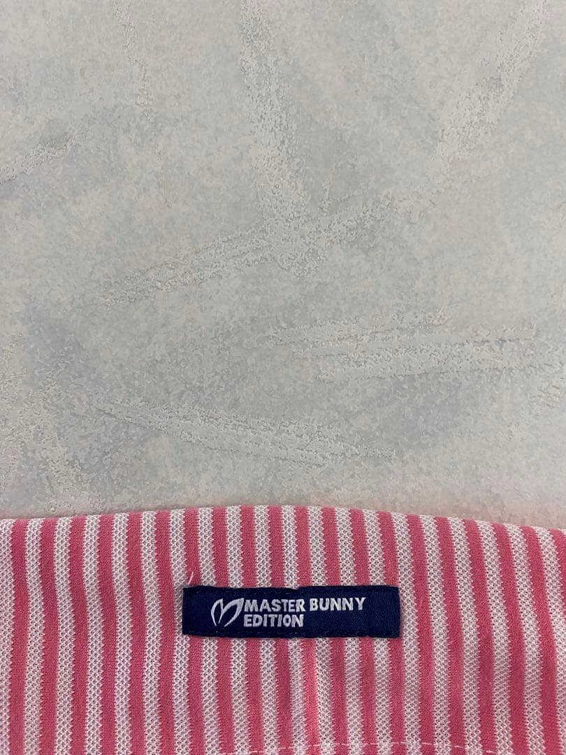 美品 MASTER BUNNY EDITION ポロシャツ サイズ4 ストライプ